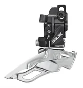 Części rowerowe - SHIMANO Przerzutka przednia SLX FD-M671 czarny-srebrny / Ilość biegów: 3 / Mocowanie: bezpośrednie (Direct Mount) / Prowadzenie linki: górny ciąg IFDM671ATD6 - miniaturka - grafika 1