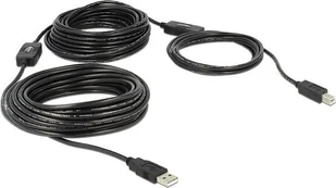 Delock 20m, USB2.0-A - USB2.0-B kabel USB (83557) - Kable USB - miniaturka - grafika 3