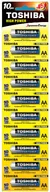 Baterie i akcesoria - Toshiba Baterie alkaliczne LR6GCP BP1x10 Alkaliczny manganowy x 10 - miniaturka - grafika 1