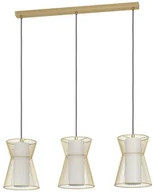 Lampy sufitowe - Eglo 99636 - Żyrandol na lince MASETA 3xE27/40W/230V gold - miniaturka - grafika 1