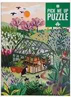 Puzzle - Talking Tables Puzzle ogrodowe 1000 elementów - z pasującym plakatem i arkuszem ciekawostek | Kolorowy ilustrowany wzór, brytyjskie kwiaty, prezent urodzinowy, prezenty dla ogrodników, grafika ścienna PUZZ-PMU-GARDEN-V2 - miniaturka - grafika 1