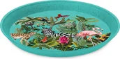 Miseczki i talerzyki dla dzieci - Koziol Talerz dziecięcy Connect Organic Jungle 20,5 cm 1418682 - miniaturka - grafika 1