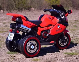 Super-Toys DUŻY MOTOR ŚCIGACZ STRONG 2 EXCLUSIVE/518 DLX-518-CZERWONY - Pojazdy elektryczne dla dzieci - miniaturka - grafika 10