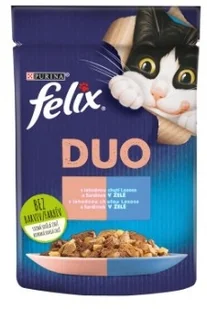 Purina Felix pouch DUO w galarecie 85g - Mokra karma dla kotów - miniaturka - grafika 2