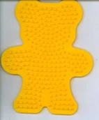 Zabawki kreatywne - Hama midi Podkładka Miś HAMA289 - miniaturka - grafika 1