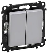 Wyłączniki światła i elektryczne - Legrand Legrand 752305 - Wyłącznik VALENA LIFE Nr.5 250V/10A aluminium - miniaturka - grafika 1