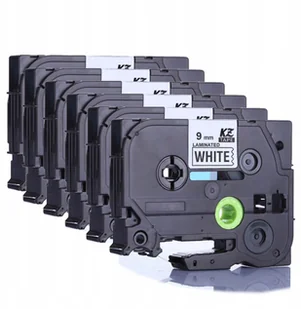 Brother Taśma biała z czarnym nadrukiem TZ221; 9 mm TZE221 - Etykiety do drukarek - miniaturka - grafika 12