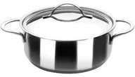 Rondle - Ibili 605026 Noah garnek do gotowania z pokrywką, ze stali nierdzewnej, średnica 26 cm 605026 - miniaturka - grafika 1
