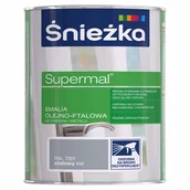 Emalie - ŚNIEŻKA ŚNIEŻKA SUPERMAL EMALIA OLEJNO-FTALOWA STALOWY R7001 MAT 0,2L q126900200R700100 - miniaturka - grafika 1