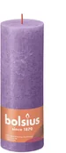 Świece - Bolsius Świeca Pieńkowa Rustic 19 cm INTENSYWNY FIOLET 149473 - miniaturka - grafika 1