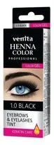 Venita Eyebrow&Eyelash Tint Gel, henna do brwi i rzęs 1.0 Black, 15 ml - Akcesoria i kosmetyki do stylizacji brwi - miniaturka - grafika 3