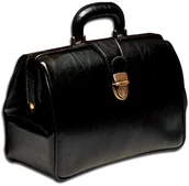 Meble i wyposażenie gabinetów medycznych - GIMA TORBA LEKARSKA TEXAS CZARNA Torba lekarska ze sztucznej skóry skaj czarna TOW006718 - miniaturka - grafika 1