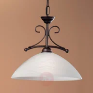 Lampy sufitowe - Orion Lampa wisząca JANA alabastrowe szkło - miniaturka - grafika 1