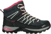 Buty trekkingowe damskie - CMP Campagnolo Campagnolo Rigel WP Buty trekkingowe Mid Kobiety, czarny EU 37 2021 Trapery turystyczne 3Q12946-76UC-37 - miniaturka - grafika 1