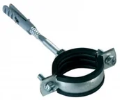 Akcesoria do armatury i ceramiki - Uchwyt Pojedynczy Z Gumą 1/2' 20-25MM - miniaturka - grafika 1