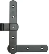 Zawiasy, okucia i inne akcesoria - Zawias okiennicowy czarny - miniaturka - grafika 1