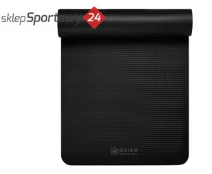 GAIAM Mata Do Ćwiczeń Fitness 10 MM Z Paskiem Czarn. - Maty do ćwiczeń GAIAM Mata Do Ćwiczeń Fitness 10 MM Z Paskiem Czarn. - Maty do ćwiczeń - miniaturka - grafika 1