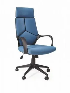 Fotel biurowy, krzesło biurowe VOYAGER fotel gabinetowy czarny / niebieski V-CH-VOYAGER-FOT-NIEBIESKI - Fotele i krzesła biurowe - miniaturka - grafika 18