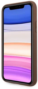 Guess 4G Bottom Stripe Collection Etui iPhone 11 brązowy 10_15898 - Etui i futerały do telefonów - miniaturka - grafika 7