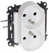 Gniazdka elektryczne - Legrand GNIAZDO PODWÓJNE LE-753190 Valena Life 230 V 16 A LE-753190 - miniaturka - grafika 1