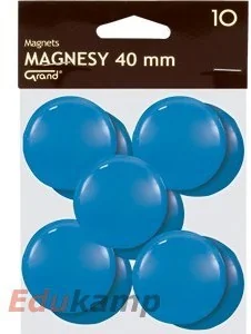 KW Trade Magnesy 40 mm niebieskie 10 sztuk - Pozostałe akcesoria dla plastyków - miniaturka - grafika 3