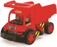 Samochody i pojazdy dla dzieci - Wader Gigant Wielka Wywrotka 55 cm Czerwona 150 kg - miniaturka - grafika 1