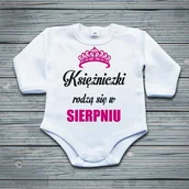 Body dla niemowląt - Poczpol Księżniczki rodzą się w ... - body niemowlęce PRZPOC-98-2487 - miniaturka - grafika 1