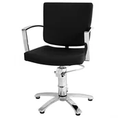 Fotele fryzjerskie - Fox Fotel fryzjerski Floryda czarny - miniaturka - grafika 1