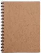 Notesy i bloczki - Clairefontaine 78252C notatnik ze spiralą, 160 stron wyjmowanych i dziurkowanych, 4 otwory, 22,5 x 29,7 cm, 90 g, mała kratka, okładka kartonowa, wyściełana 78252C - miniaturka - grafika 1