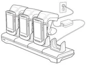 Zasilacze do laptopów - Zebra Zebra 4-Slot Charging Cradle CRD4S-RFD8500-2R (CRD4S-RFD8500-1R) - miniaturka - grafika 1