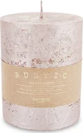 Świece - Art Pol Pol Pl Rose Gold Rustic Metalic Świeca Walec Średni 143614 - miniaturka - grafika 1