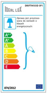 Ideal Lux Lampa Wisząca Driftwood Sp1 129600 Średnica 35,0 Wys. 65,0 - 130,0 - Lampy sufitowe - miniaturka - grafika 3