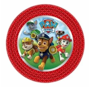 Procos Talerzyki papierowe "Paw patrol Ready For Action" PROCOS 23 cm 8 szt 89774 - Naczynia i sztućce jednorazowe - miniaturka - grafika 3