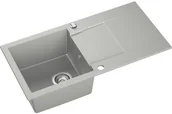 Zlewozmywaki - AXIS GROUP Zlew Cascada 40 1-komorowy szary - miniaturka - grafika 1