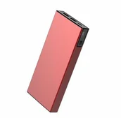 Powerbanki - Viggo Design 10000 mAh PD 18W aluminium czerwony - miniaturka - grafika 1