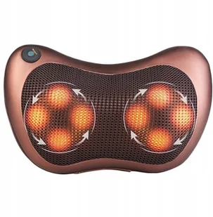 Shiatsu Poduszka Masażer Masująca Kark Ciało Plecy - Masażery - miniaturka - grafika 3