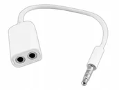 Adaptery i przejściówki - Przejście Jack Wtyk 3.5 - 2 Gniazda 3.5 na kablu - miniaturka - grafika 1