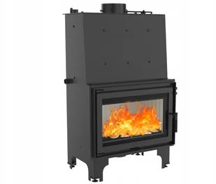 Kratki.pl Marek Bal Kominek z płaszczem wodnym AQUARIO 16 kW  200 AQUARIO/O/16/PW/W - Kominki wolnostojące - miniaturka - grafika 3