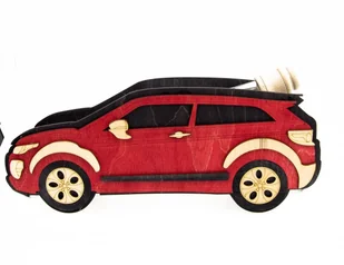 Pigmejka Karafka na alkohol - Land Rover PIGMEJKA, 500 ml + 6 szt. kieliszków - Miseczki i talerzyki dla dzieci - miniaturka - grafika 3