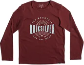 Koszulki dla chłopców - Quiksilver t-shirt CLASSIC MAD WAVE LS YOUTH RZG0 - miniaturka - grafika 1