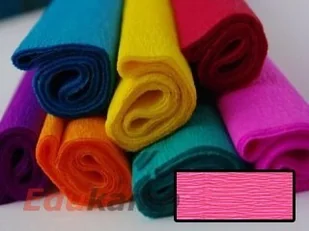 KREPINA Bibula krepa Sdm różowa 180g 551) - Szkolne artykuły papiernicze - miniaturka - grafika 2