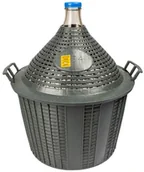 Domowy wyrób alkoholu - BROWIN Balon do wina 34 l w koszu plastikowym z otworem 43/45 mm BROWIN - miniaturka - grafika 1