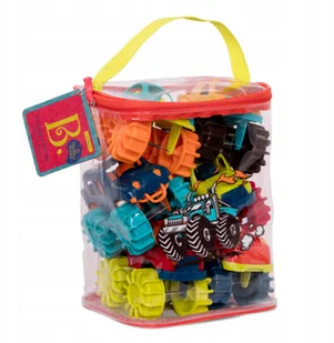 B.Toys Monster Trucks 6 pojazdów zestaw w torbie - Zabawki do piasku - miniaturka - grafika 2