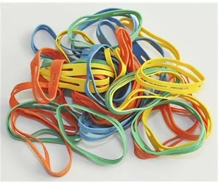 Q-CONNECT Gumki krzyżowe 0,1kg, średnica 50mm, mix kolorów KF14678 - Gumki biurowe - miniaturka - grafika 3