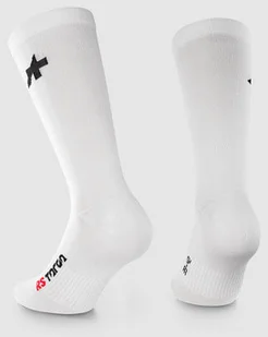 ASSOS ASSOS Skarpetki rowerowe RS SOCKS TARGA Holy White - Skarpetki kolarskie - miniaturka - grafika 2