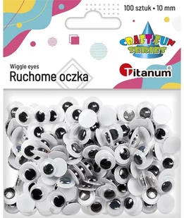 TITANUM Ruchome oczy TITANUM 10mm op.100 242711 - Pasmanteria - miniaturka - grafika 2