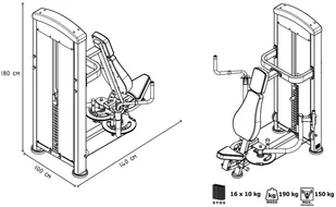 Marbo Sport Maszyna butterfly na klatkę piersiową MP-U227 - Atlasy do ćwiczeń Marbo Sport Maszyna butterfly na klatkę piersiową MP-U227 - Atlasy do ćwiczeń - miniaturka - grafika 15