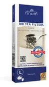 Akcesoria i części AGD - Finum Finum 100 filtów do herbaty L brązowe 1942 - miniaturka - grafika 1