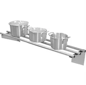 Uchwyty do telewizora - Vogue Półka ścienna ze stali nierdzewnej | 1200x300x(H)225mm CD551 - miniaturka - grafika 1