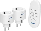 Systemy inteligentnych domów - Zestaw bezprzewodowych mini gniazd sterowanych pilotem 2+1, Schuko OR-GB-439(GS) - miniaturka - grafika 1